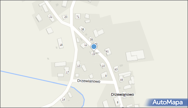 Drzewianowo, Drzewianowo, 11, mapa Drzewianowo