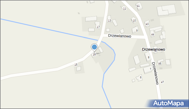 Drzewianowo, Drzewianowo, 14, mapa Drzewianowo