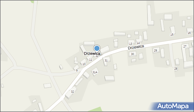 Drzewica, Drzewica, 12, mapa Drzewica