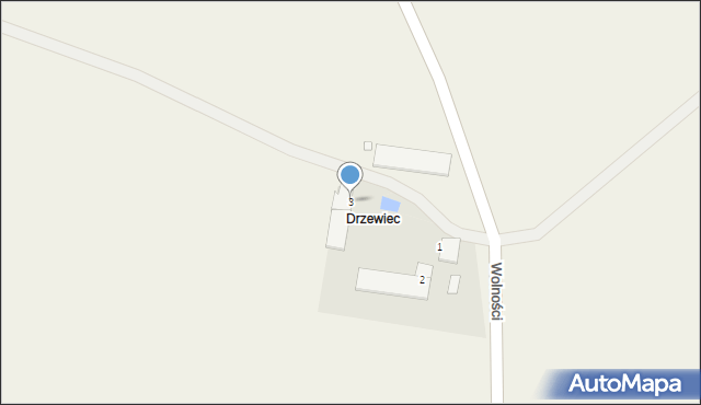 Drzewiec, Drzewiec, 3, mapa Drzewiec