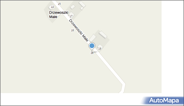 Drzewoszki Małe, Drzewoszki Małe, 18, mapa Drzewoszki Małe