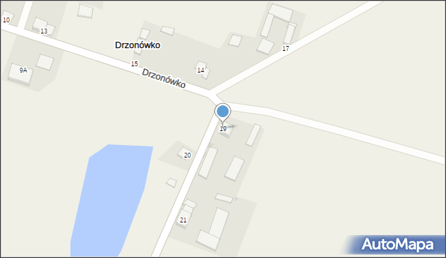 Drzonówko, Drzonówko, 19, mapa Drzonówko