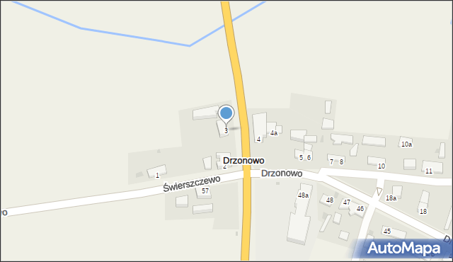 Drzonowo, Drzonowo, 3, mapa Drzonowo