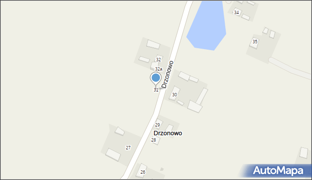 Drzonowo, Drzonowo, 31, mapa Drzonowo