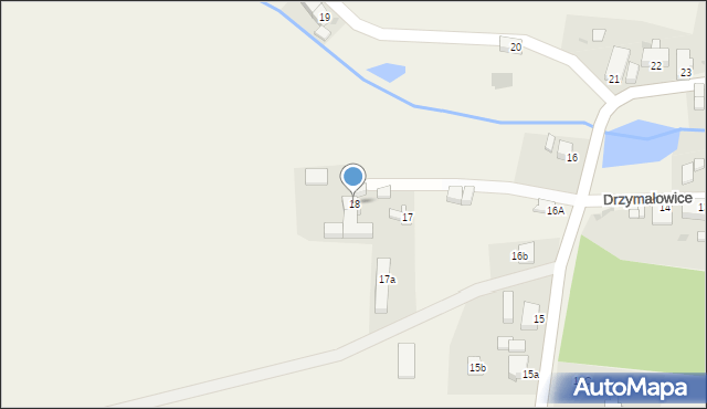 Drzymałowice, Drzymałowice, 18, mapa Drzymałowice