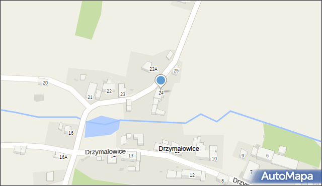 Drzymałowice, Drzymałowice, 24, mapa Drzymałowice