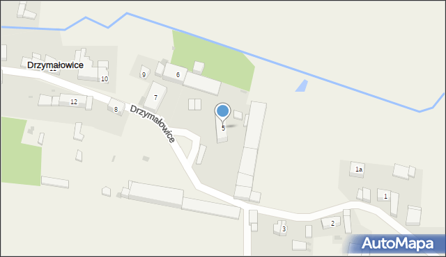 Drzymałowice, Drzymałowice, 5, mapa Drzymałowice