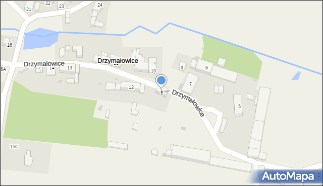 Drzymałowice, Drzymałowice, 8, mapa Drzymałowice