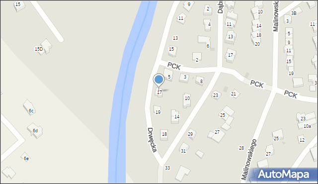 Golub-Dobrzyń, Drwęcka, 17, mapa Golub-Dobrzyń