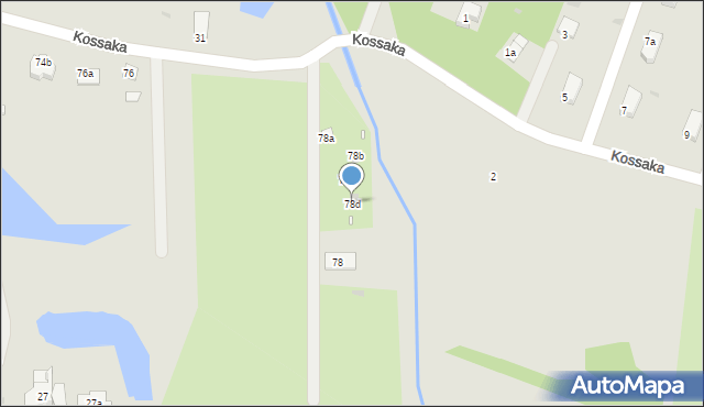 Grudziądz, Droga Kujawska, 78d, mapa Grudziądza