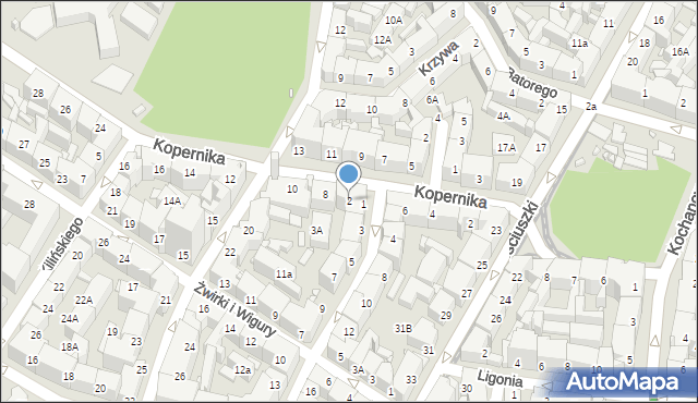 Katowice, Drzymały Michała, 2, mapa Katowic