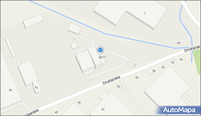 Koninko, Drukarska, 63, mapa Koninko