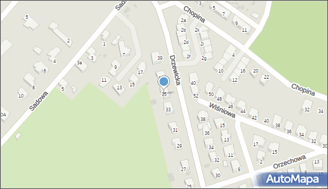 Kostrzyn nad Odrą, Drzewicka, 35, mapa Kostrzyn nad Odrą