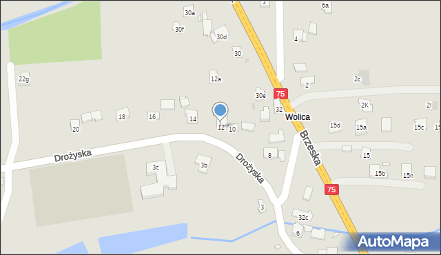 Kraków, Drożyska, 12, mapa Krakowa