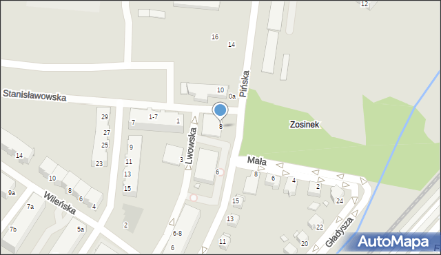 Legnica, Drzymały Michała, 8, mapa Legnicy