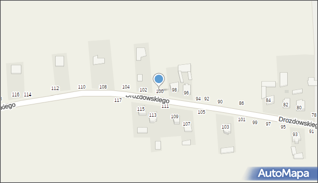 Leopoldów, Drozdowskiego, ks., 100, mapa Leopoldów