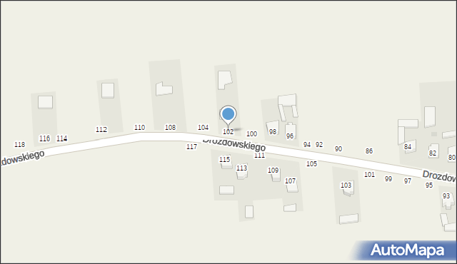 Leopoldów, Drozdowskiego, ks., 102, mapa Leopoldów