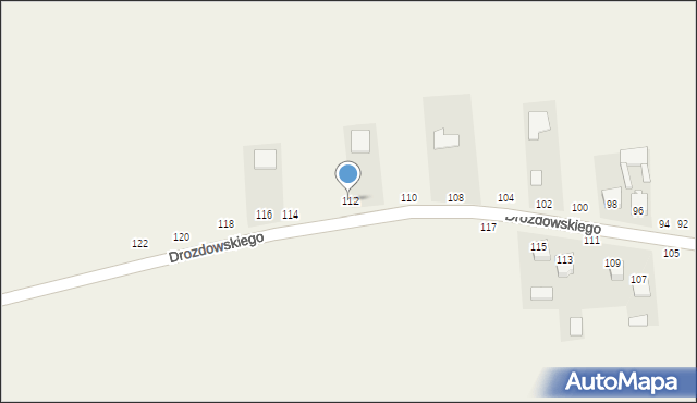 Leopoldów, Drozdowskiego, ks., 112, mapa Leopoldów