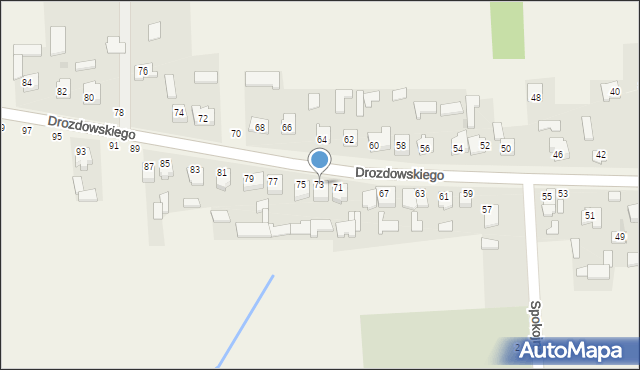 Leopoldów, Drozdowskiego, ks., 73, mapa Leopoldów