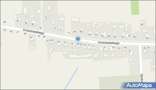 Leopoldów, Drozdowskiego, ks., 77, mapa Leopoldów