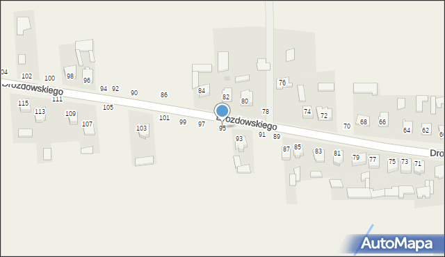 Leopoldów, Drozdowskiego, ks., 95, mapa Leopoldów