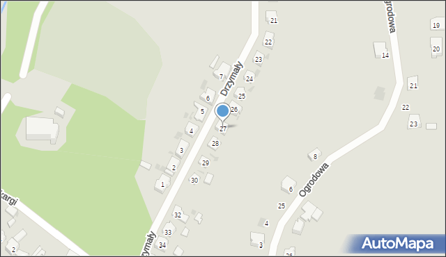 Miasteczko Krajeńskie, Drzymały, 27, mapa Miasteczko Krajeńskie