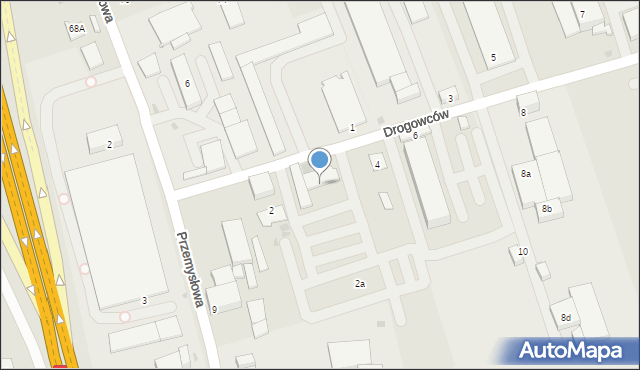 Myślenice, Drogowców, 2, mapa Myślenice