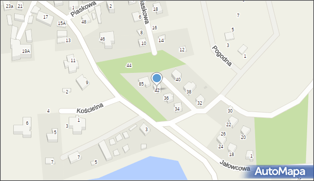 Ostrzyce, Droga Kaszubska, 42, mapa Ostrzyce