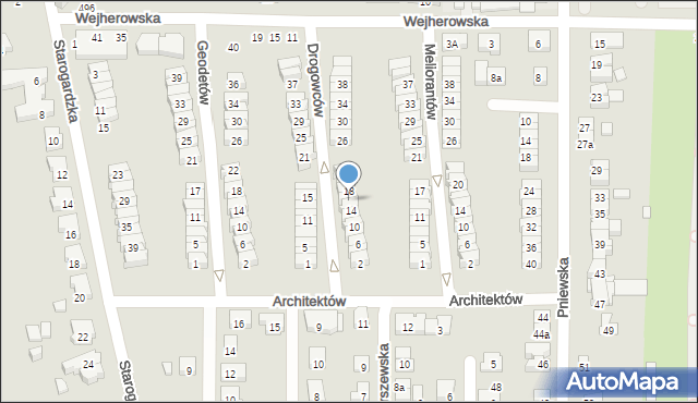 Poznań, Drogowców, 16, mapa Poznania