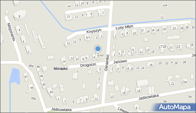 Poznań, Drogocin, 2, mapa Poznania