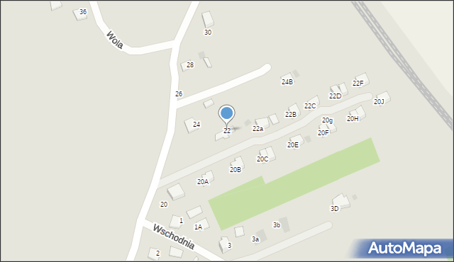 Przemyśl, Droga Hurecka, 22, mapa Przemyśla