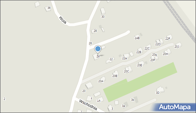 Przemyśl, Droga Hurecka, 24, mapa Przemyśla