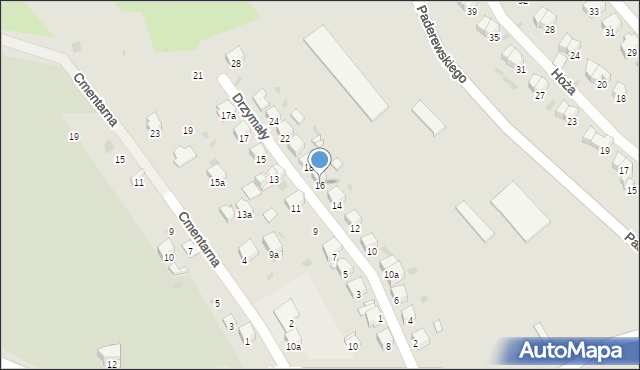 Przemyśl, Drzymały Wojciecha, 16, mapa Przemyśla