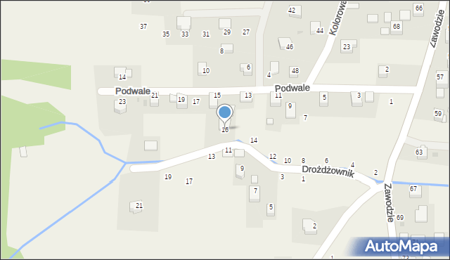 Radziszów, Drożdżownik, 16, mapa Radziszów