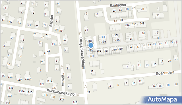 Rokitnica, Droga Juliusza Słowackiego, 36b, mapa Rokitnica