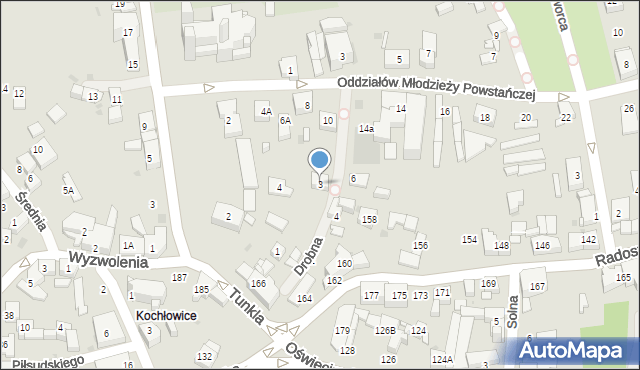 Ruda Śląska, Drobna, 3, mapa Rudy Śląskiej