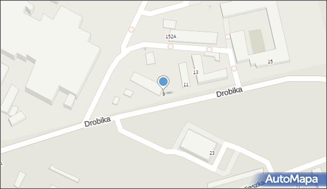 Siedlce, Drobika Mariana Ewalda, ppłk., 9, mapa Siedlce