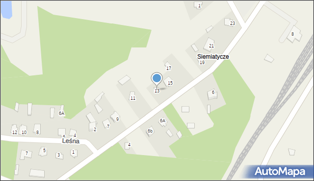 Siemiatycze-Stacja, Drohiczyńska, 13, mapa Siemiatycze-Stacja