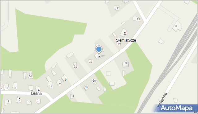 Siemiatycze-Stacja, Drohiczyńska, 15, mapa Siemiatycze-Stacja