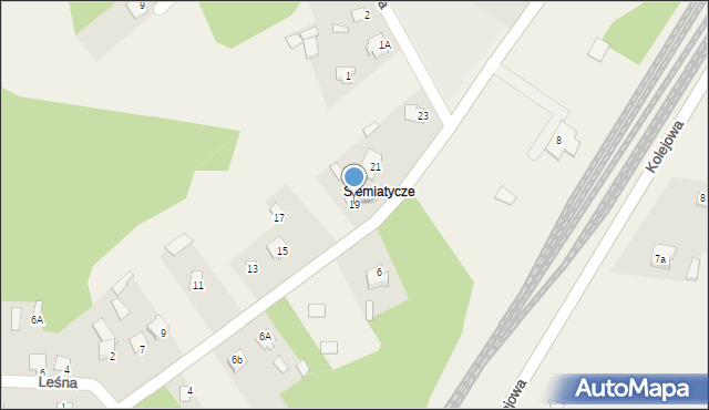 Siemiatycze-Stacja, Drohiczyńska, 19, mapa Siemiatycze-Stacja
