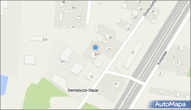 Siemiatycze-Stacja, Drohiczyńska, 35, mapa Siemiatycze-Stacja