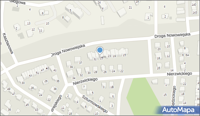 Starogard Gdański, Droga Nowowiejska, 27, mapa Starogard Gdański