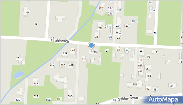 Sulejówek, Drobiarska, 19a, mapa Sulejówek