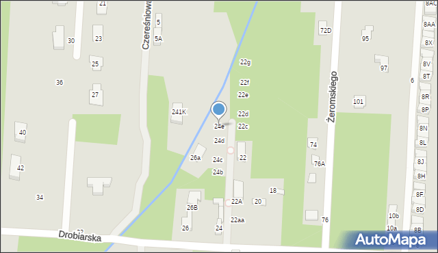 Sulejówek, Drobiarska, 24e, mapa Sulejówek