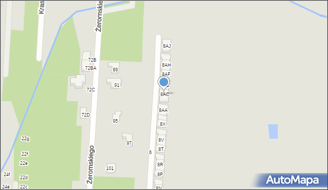 Sulejówek, Drobiarska, 8AC, mapa Sulejówek