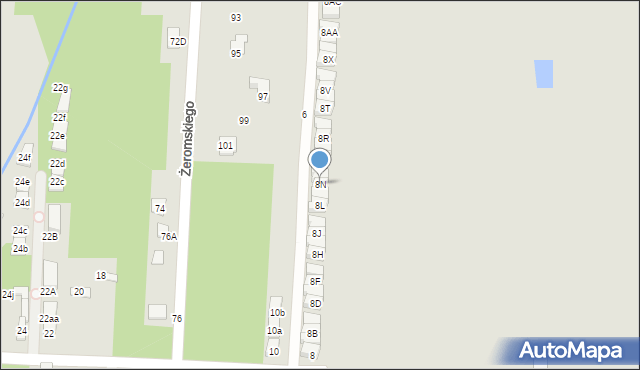 Sulejówek, Drobiarska, 8N, mapa Sulejówek