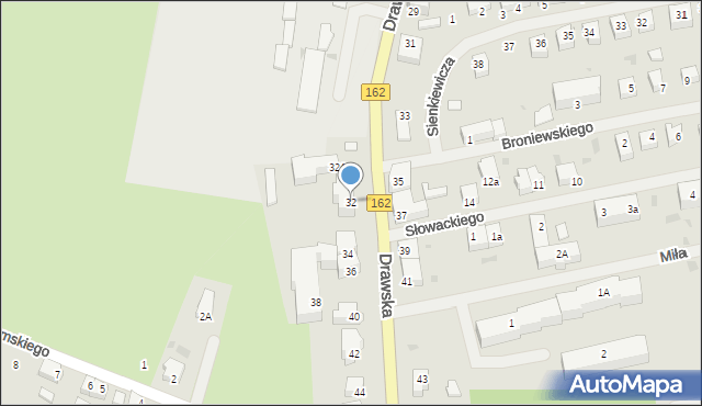 Świdwin, Drawska, 32, mapa Świdwin