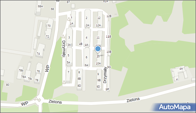 Świętochłowice, Drzymały Michała, 10, mapa Świętochłowice