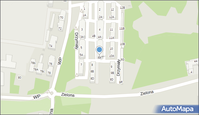 Świętochłowice, Drzymały Michała, 6A, mapa Świętochłowice