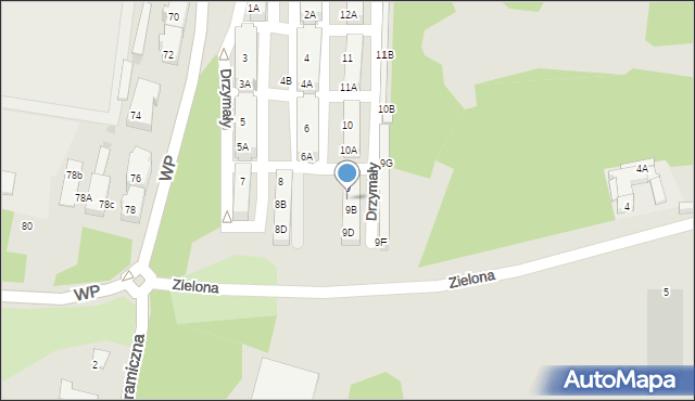 Świętochłowice, Drzymały Michała, 9A, mapa Świętochłowice